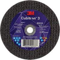 Cubitron 3 Cut-Off Wheel, 4" x 0.035", 3/8" Arbor, Type T1, Ceramic, 21000 RPM Equipex