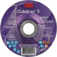 Cubitron 3 Cut-Off Wheel, 4-1/2" x 0.045", 7/8" Arbor, Type T27, Ceramic, 13300 RPM Equipex