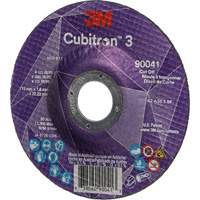 Cubitron 3 Cut-Off Wheel, 4-1/2" x 0.045", 7/8" Arbor, Type T27, Ceramic, 13300 RPM Equipex