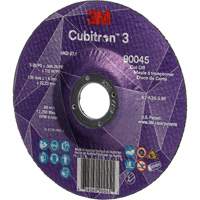 Cubitron™ 3 Cut-Off Wheel, 5" x 0.045", 7/8" Arbor, Type T27, Ceramic, 12250 RPM NY551 | Equipex