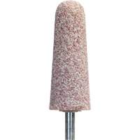 Quantum 5NQM Vitrified Bond Mounted Point, 1" Dia., 36 Grit, Ceramic Alumina Equipex