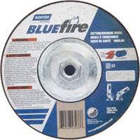 BlueFire Grinding & Cutting Wheel, 7" x 1/8", 5/8"-11 Arbor, Type 27, Zirconia Alumina Equipex