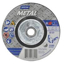 Metal Grinding & Cutting Wheel, 4-1/2" x 1/8", 5/8"-11 Arbor, Type 27, Aluminum Oxide Equipex