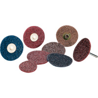 Disque RC de traitement de surface TS &agrave; changement rapide Standard Abrasives 840135, 1" dia., Grain Moyen, Oxyde d'aluminium Equipex