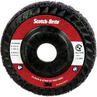 Scotch-Brite Clean and Strip XT Pro Disc XO-DC, 4-1/2" Dia., Extra Coarse Grit, Silicon Carbide Equipex