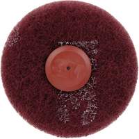 Roue de ponçage &agrave; usage g&eacute;n&eacute;ral Scotch-Brite Roloc Plus, 4" dia. Equipex