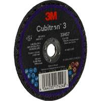 Cubitron 3 Cut-Off Wheel, 3" x 0.063", 3/8" Arbor, Ceramic Equipex