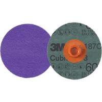 Cubitron 3 Roloc Fibre Disc, 4" Dia., 60+ Grit, Ceramic Equipex