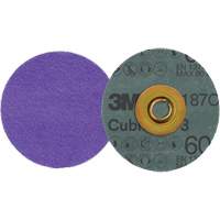 Cubitron 3 Roloc Fibre Disc, 3" Dia., 60+ Grit, Ceramic Equipex