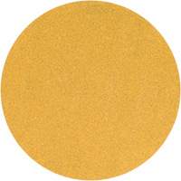 Yellow Hook & Loop Sanding Disc, 5" Dia., P220 Grit, Aluminum Oxide Equipex