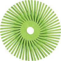 Scotch-Brite Type A Precision Radial Bristle Brush PN-RB, Ceramic, 50+ Grit, 3" Dia. Equipex