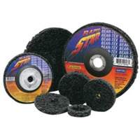 Bear-Tex&reg; Rapid Strip Non-Woven Quick-Change Disc, 2" Dia., Extra Coarse Grit, Silicon Carbide Equipex