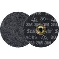 Scotch-Brite Precision Heavy-Duty Surface Conditioning Quick Change Disc, HD-DN, 5" Dia., 80+ Grit, Ceramic Equipex