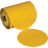 Disque abrasif dor&eacute; en rouleau Stikit 09317, 6" dia., Grain 320, Oxyde d'aluminium Equipex