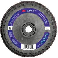 Cubitron 3 Conical  Flap Disc with Quick Change 1169F, 4-1/2" x 5/8"-11, Type T29, 80+ Grit, Ceramic Equipex
