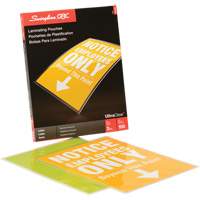 Pochette lamin&eacute;e de format lettre Equipex