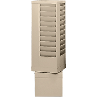 Pr&eacute;sentoirs, Rotatif, 44 fentes, Acier, 14-1/8" la x 14-1/8" p x 48-1/2" h Equipex
