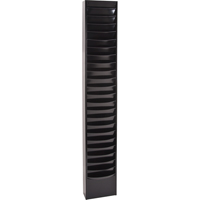 Pr&eacute;sentoirs, Stationnaire, 23 fentes, Acier, 9-3/4" la x 4-1/8" p x 65-1/2" h Equipex