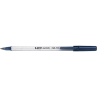 Stylo &agrave; bille Bic Round Stic, Bleu, 0,8 mm Equipex