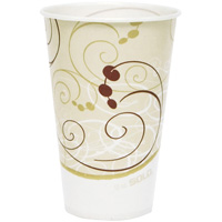 Disposable Cups, Paper, 12 oz., Multi-Colour Equipex