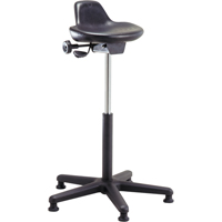Shoptech Ergonomic Industrial Stools, Sit/Stand, Adjustable Height, 275 lbs. Capacity Equipex