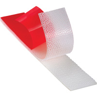 Dual Lock Low Profile Reclosable Fastener, Self-Mating, 50 yds x 1", Adhesive, Clear Equipex