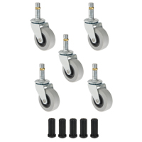 Steel Base Swivel Casters Equipex
