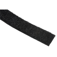 Bande d'attaches, Boucle, 50 vg x 1", Cousu, Noir Equipex