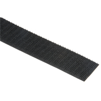 Bande d'attaches, Crochet, 50 vg x 1", Cousu, Noir Equipex