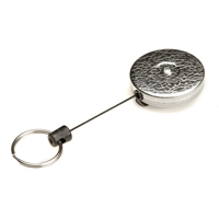 D&eacute;rouleurs autor&eacute;tractables originaux #485-HDK, Chrome, C&acirc;ble 48", Fixation Agrafe de ceinture Equipex