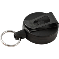 D&eacute;rouleurs de taille moyenne de s&eacute;rie Mid6 #6, Polycarbonate, C&acirc;ble 36", Fixation Agrafe de ceinture Equipex