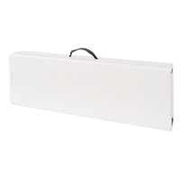 Folding Bench, Polyethylene, 72" L x 12" W x 17" H Equipex