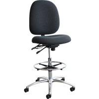 Chaises D.E.S. (dissipation &eacute;lectrostatique) Shoptech, Tissu, Bleu, Capacit&eacute; 275 lb Equipex