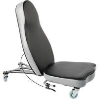 Chaise ergonomique Flex 2, Vinyle, Noir Equipex