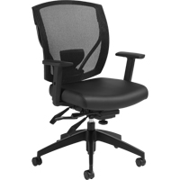 Chaises &agrave; bras Multi-Tilter, Vinyle, Noir, Capacit&eacute; 300 lb Equipex