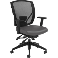 Chaises &agrave; bras Multi-Tilter, Vinyle, Charbon, Capacit&eacute; 300 lb Equipex