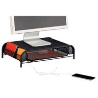 Organisateur de bureau avec alimentation USB Onyx Equipex