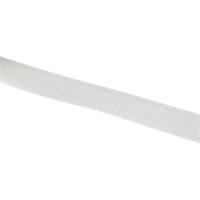 Ruban d'attaches, Crochet, 25 vg x 1", Cousu, Blanc Equipex
