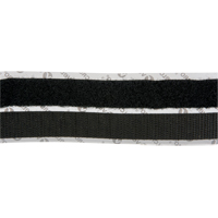 Attache, Boucle et crochet, 15' x 3/4", Adh&eacute;sif, Noir Equipex