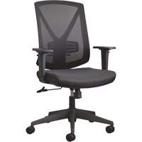 Activ A-47 Synchro Office Chair, Fabric, Black, 275 lbs. Capacity Equipex
