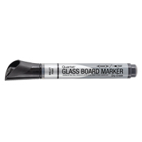 Marqueur effaçable &agrave; sec pour verre de premi&egrave;re qualit&eacute;, Noir, Pointe Ronde Equipex