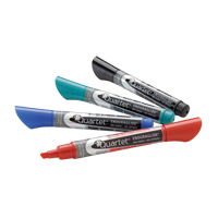 Marqueurs effaçables &agrave; sec EnduraGlide, Assorti, Pointe Ciseau Equipex