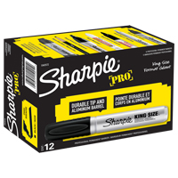 King Size Permanent Marker, Black, Chisel Tip Equipex