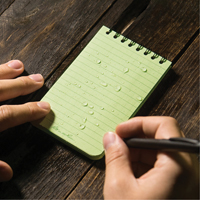 Carnet de notes de poche &agrave; spirale, Couverture souple, Vert, 100 Pages, 3" , 5"  Equipex