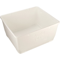 Contenant de rangement pour la nourriture, Plastique, Capacit&eacute; de 108 gal., Blanc Equipex