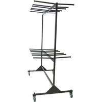 Chariot pour chaises pliantes &agrave; deux c&ocirc;t&eacute;s Equipex