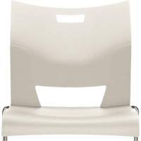 Duet Armless Training Chair, Plastic, 33-1/4" High, 350 lbs. Capacity, White Equipex