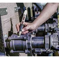 Marqueur de peinture &agrave; pointe en feutre, Liquide, Blanc Equipex