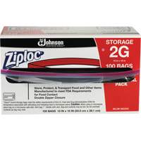 Ziploc&reg; Double Zip Food Storage Bags Equipex