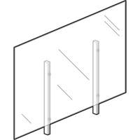 Vitre hygi&eacute;nique, 36" la x 36" h Equipex